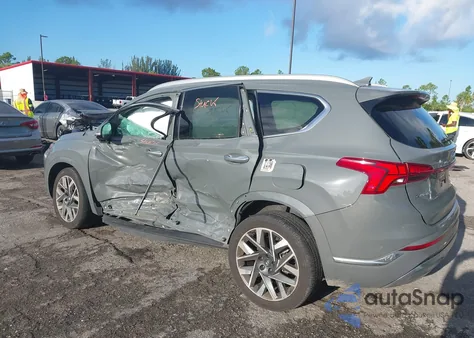 2021 Hyundai Santa Fe Calligraphy from USA, damaged, VIN 5NMS5DAL6MH347655